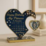 Customized Birthday Calendar Photo Showpiece