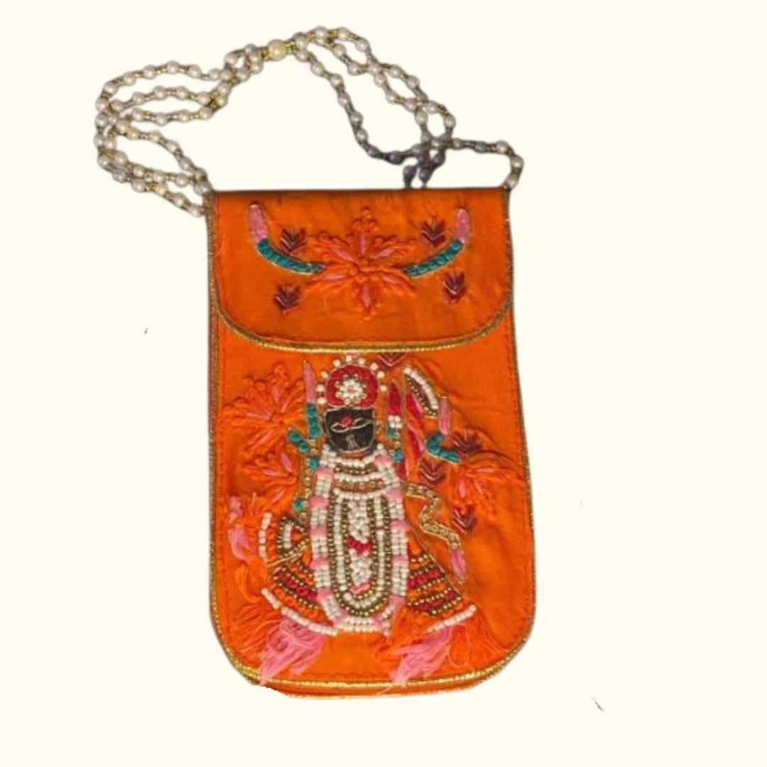 KS PRODUCTS (42) Handcrafted Krishna Ji Potli Pouch – kscreations - Image 1