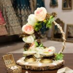 Designer Wedding Ring Holder Plate