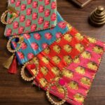 Handcrafted Zip Up Fabric Bags